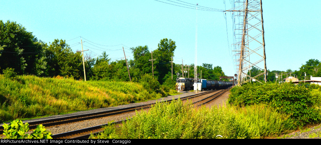 Coming off the Lehigh Line Onto the Port Reading Secondary 